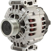 New Alternator Compatible with/Replacement for 2.0L A3 09 10 11 12 13 14 2009 2010 2011 2012 2013 2014 12Clock 140Amp Internal Fan Type Clutch Pulley Type Internal CW Rotation 12V