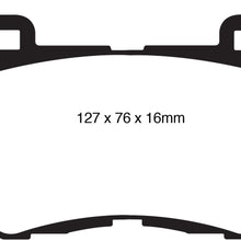 EBC Brakes DP41823R Yellowstuff Street and Track Brake Pad