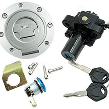 Motorcycle Ignition Switch Lock + Fuel Gas Cap + Seat Lock + 2 Key Set Assembly For YAMAHA YFZ1000 R1 2007-2011 YFZ600 R6 2006-2011