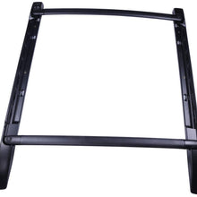 AINTIER 2Pcs Aluminum Cross Bar Roof Rack Roof for Toyota Tacoma Double Cab 2005-2019 Top Rail Rack Crossbar Luggage Cargo Carrier Roof Rack Set