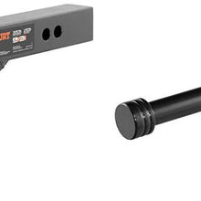 CURT 45900 Adjustable Trailer Hitch Ball Mount, 2-Inch Receiver, 6-Inch Drop, 2 and 2-5/16-Inch Balls, 14,000 lbs