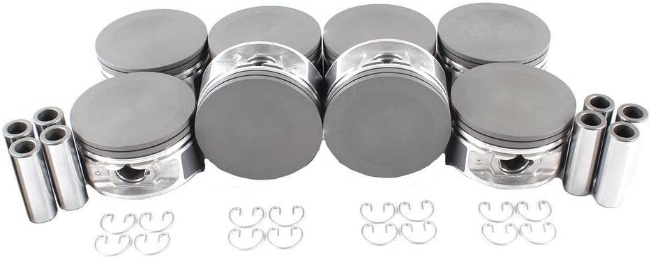 DNJ P4171 Piston Set/For 1998-2005/ Ford, Lincoln, Mercury/Aviator, Continental, Marauder, Mustang / 4.6L / DOHC / V8 / 32V / 281cid / VIN R, VIN V