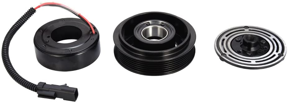 Catinbow AC Compressor Clutch Assembly 4331 Repair Kit with Pulley Bearing, Electromagnetic Coil & Plate for 1994-2002 Dodge Dakota