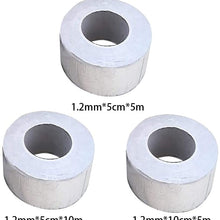 Aluminum Foil Tape,1 Roll Sealed Waterproof Tape Butyl Rubber Aluminium Foil Tape for Pipes Patch Holes Cracks Patch Shield Power Tape