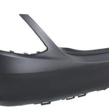 Rear Bumper Cover For 2015-18 Mercedes Benz C300 Sedan w/Parktronic Holes Primed