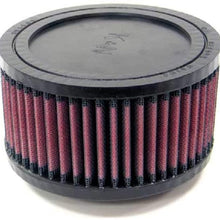 K&N Universal Clamp-On Filter: High Performance, Premium, Washable, Replacement Engine Filter: Flange Diameter: 1.8125 In, Filter Height: 3 In, Flange Length: 0.625 In, Shape: Round, RU-0350