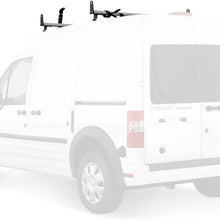 Vantech Transit Connect 2010-13 J2000 Bolt-on Ladder roof Rack 50" Bars White
