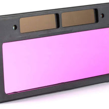 3 Snap Visor - Arrival Helmet Goggles Solar Darkening Shield Shade Welding Lens Window Opening Filter Automatic - Bags Pancakes Made View Auto Women Parts Skull Welding Large Autodark Fiberglass