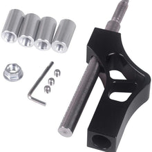Carrfan Adjustable Gear Shift Knob Extender Height Lever Extension Car Gear Shifter Extender Kit with 4 Adapters