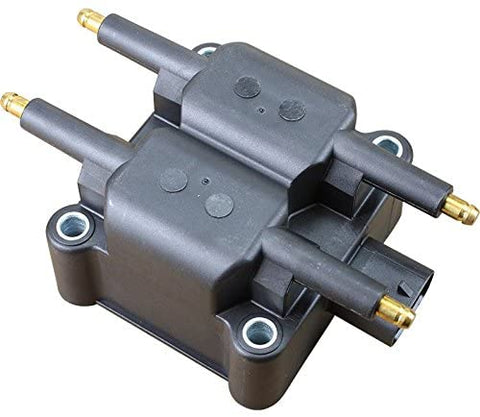 AIP Electronics Premium Ignition Coil Pack Compatible Replacement For 1995-1996 Chrysler Dodge Eagle Mitsubishi and Plymouth ROUND PINS Oem Fit C125