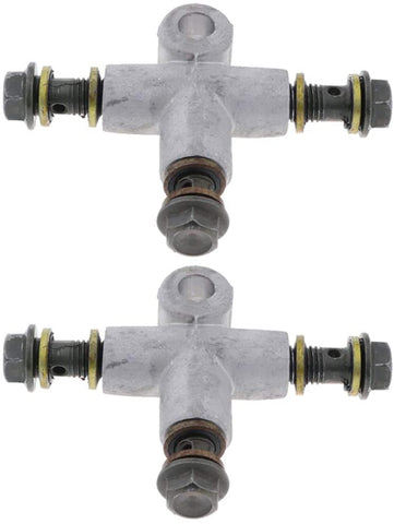 Hermoso 2 X 3-Way 10mm Brake Line Tee Piece Connector Brake Pipe Union TConnector