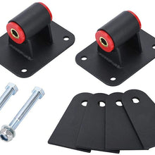 PQY Universal LS Engine Motor Mounts Conversion Swap Set Compatible with Chevrolet LS Conversions LS1 LS2 LS3 LS6 LS7 Engine Motor Mounts (LS Conversion Swaps)