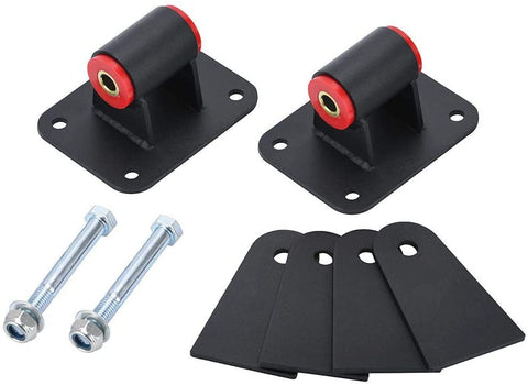 PQY Universal LS Engine Motor Mounts Conversion Swap Set Compatible with Chevrolet LS Conversions LS1 LS2 LS3 LS6 LS7 Engine Motor Mounts (LS Conversion Swaps)