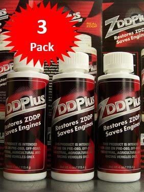 ZDDPPlus ZDDP Engine Oil Additive Zinc & Phosphorus 3 Bottle Pkg