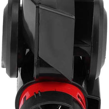 Kuuleyn Vehicle Dual Air Horn, 12V 139DB Loud Electronic Snail Horn Ultra Compact Dual Air Horn Fit For Scooter/Moped ATV Yacht Boat Go-Kart Dirt Bike Pocket Bike Motorcycle