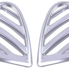 LETAOSK 5pcs Front Upper Middle Side AC Air Vent Outlet Cover Trim Frame Fit for Nissan Kicks 2016-2019