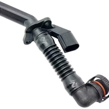 Fangfang 03H103202A Fit for Touareg 2006-2010 Passat 2006-2011 for Q7 2007-2009 Breather Tube Hose from Valve Cover (Color : Black)