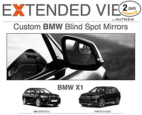 Blind Spot Mirrors- Compatible with BMW X1 F48 models Extended View