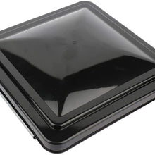 Liftstrut Roof Vent Cover fit for RV Trailer Camper Motorhome VL200-B Black 90112-C 14 x 14 Vent Lid kit 1 pac Easy Install Fresh Air Rain Vent Lid Ventilation