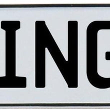 Vintage Parts 682233 Vintage Parts 682233 Lobingier White Stamped Aluminum Street Sign Mancave Wall Art, 1 Pack