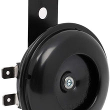 FEIPARTS Motorcycle Electric Horn 12V 105DB Round Horn Speaker with Bracket for Car Motorcycle Truck ATV Bike