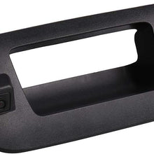 TOZEC Car Backup Reverse Camera for Chevy Silverado | GMC Sierra 2007-2013 Stereo Radio with Tailgate Door Handle Replacement Backup Camera