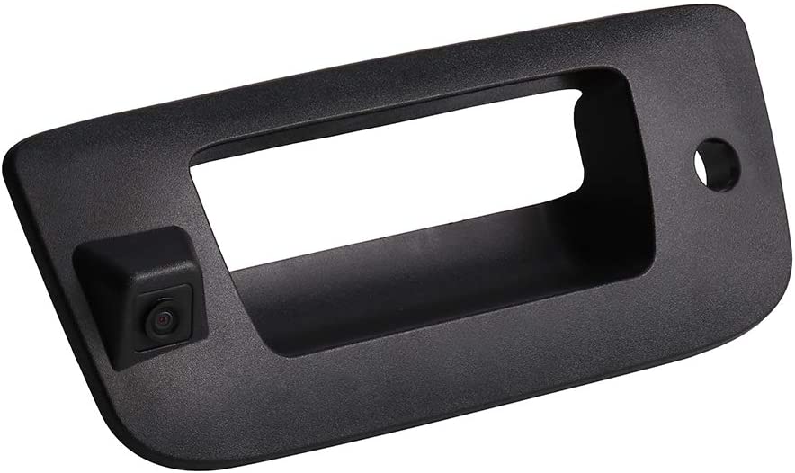 TOZEC Car Backup Reverse Camera for Chevy Silverado | GMC Sierra 2007-2013 Stereo Radio with Tailgate Door Handle Replacement Backup Camera