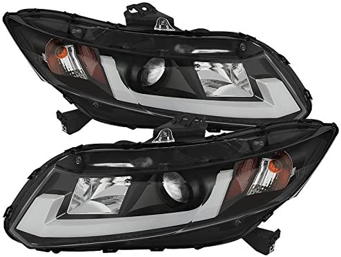 Spyder Auto 444-HC12-DRL-BK Projector Headlight