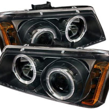 Spyder Auto PRO-YD-CS03-AM-BK Chevy Silverado 1500/2500/3500 Black Halo LED Projector Headlight with Replaceable LEDs