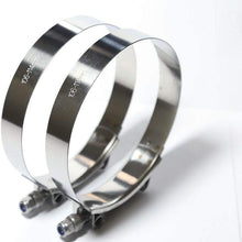 LTI Working Range 38mm-44mm T-Bolt Clamps High PSI Premium Quality Full 304 Stainless Steel Turbo Intercooler Hose 1.25" Hose ID (4 Pack)