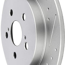 AUTOMUTO Front Rotors Slotted Discs Brake Rotor fit for CT0h,for Pontiac Vibe,for TOYOTA Corolla/Matrix/Prius/Prius Plug-In/Prius Prime