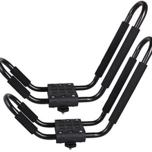TMS 2 x Roof J Rack Kayak Boat Canoe Car SUV Top Mount Carrier w/Free Cell Phone Bag