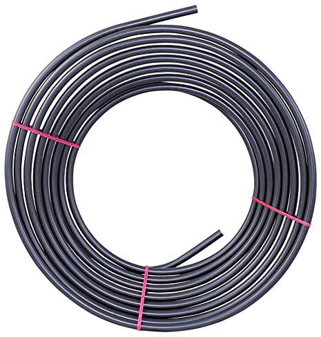 4LIFETIMELINES PVF-Coated Steel Brake, Fuel, Transmission Line Tubing Coil, 3/8 x 25 ft