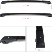 OCPTY Roof Rack Cargobar Carrier For Subaru Forester 2009-2013 Rooftop Luggage Crossbars - Fits Side Rails Models ONLY