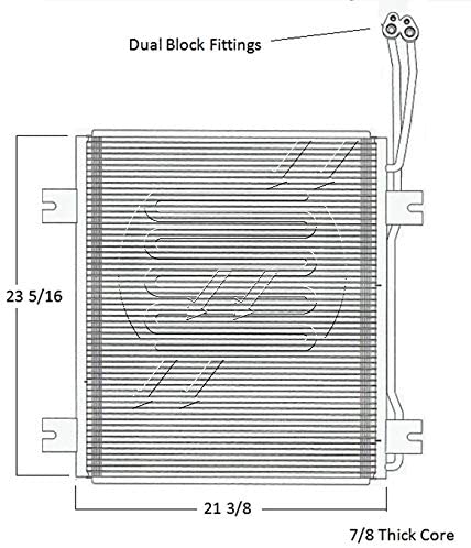 FleetCooling 2508698C91 - New International Navistar Condenser