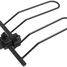 Hitch Mounted Bike Rack, 80lb Rear Bicycle Carrier Racks Iron Hitch Mounted Carrier Trailer Tow Bike Holder Hitch Mount Bike Stand for 20 ‑ 26in Tires