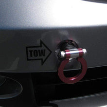 Xotic Tech Sporty Red JDM Style Aluminum Tow Hook Kit for Acura TLX 2015 2016 2017 2018