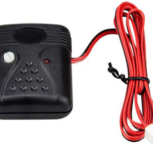 EASYGUARD EC204 2 Way car Alarm System with PKE Passive keyless Entry, Rechargeable LCD Pager Display & Remote Trunk Release, Shock Warning DC12V