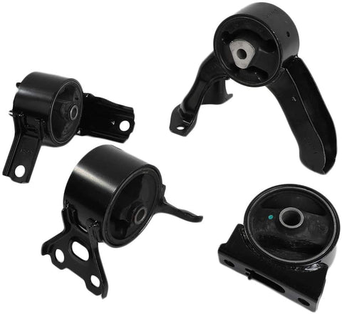 Full Set 4PCS Engine Motor & Trans Mount Compatible with 2007-2011 Dodge Caliber 2.0L, 07-12 Dodge Caliber 2.4L, Compass 2.0L 2.4L A5415 A5416 A5417 A5418
