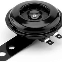 Amhousejoy Universal Motorcycle Electric Horn kit 12V 1.5A 105db Waterproof Round Loud Horn Speaker for Scooter Moped Dirt Bike ATV