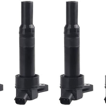 JDMON Compatible with Ignition Coils Kia Hyundai Soul Forte Tucson Elantra/Elantra GT 1.8L 2.0L 2011-2016 Replaces UF651 273002E000 Pack of 4