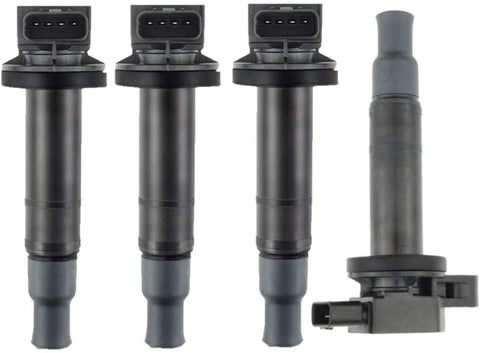 Set of 4 Ignition Coils Pack for Toyota Echo 2000-2005 Yaris 2006-2014 Prius C Scion XA XB I4 1.5L