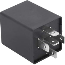 Senyar Flasher Relay, EP27 5 Pin 12V 0.1W LED Car Flasher Relay for LED Turn Signal Light Car Accessories