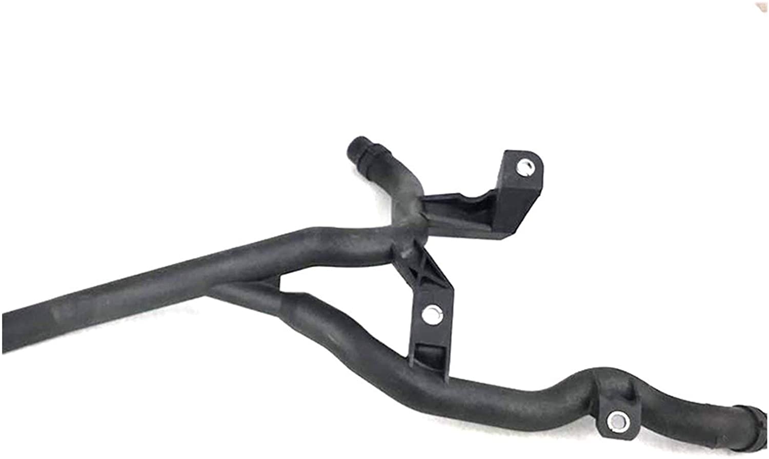 RJJX 11 53 7 519 710 Hose to Engine Block with O-Ring Fit for BMW E60 E61 E65 E66 M54 11537519710 A11 53 7 519 710 A11537519710 (Color : Black) (Black)