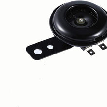 Universal Motorcycle Electric Horn kit 12V 1.5A 105db Waterproof Round Loud Horn Speakers for Scooter Moped Dirt Bike ATV