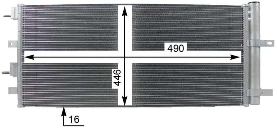 MAHLE Behr AC 274 000P A/C Condenser
