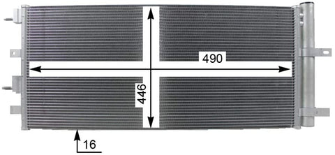 MAHLE Behr AC 274 000P A/C Condenser