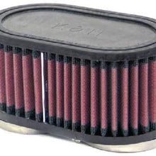 K&N Universal Clamp-On Air Filter: High Performance, Premium, Washable, Replacement Engine Filter: Flange Diameter: 2.375 In, Filter Height: 3 In, Flange Length: 0.375 In, Shape: Oval, RU-2920