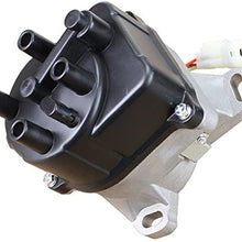 AIP Electronics Complete Premium Electronic Ignition Distributor Compatible Replacement For 1988-1991 Acura Integra Honda Civic 1.6L 1st Generation JDM ZC OBDO Oem Fit DTD03