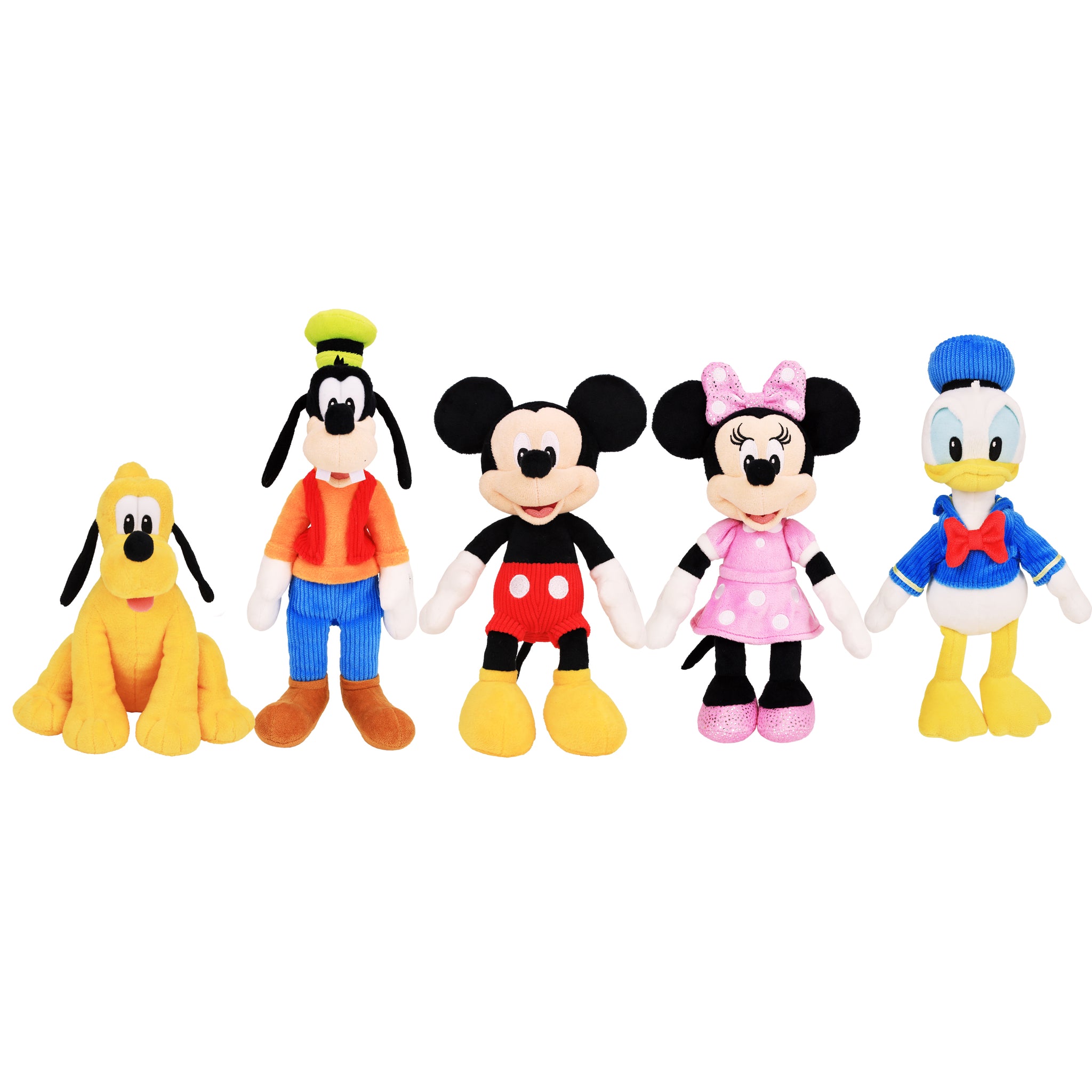 Mickey Mouse Clubhouse Bean Plush 5-pack, Ages 2 +